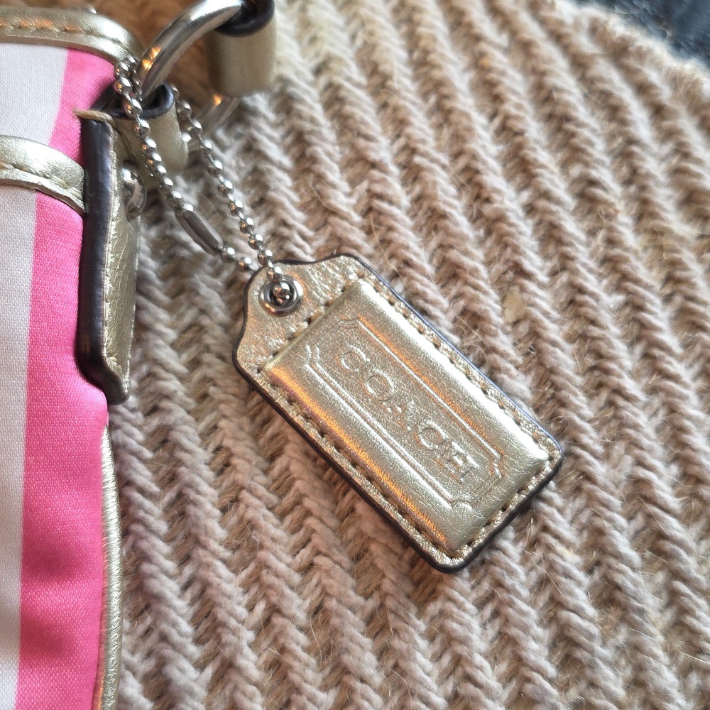 Coach Legacy Striped Crossbody In Pastels - Picture 2 of 11